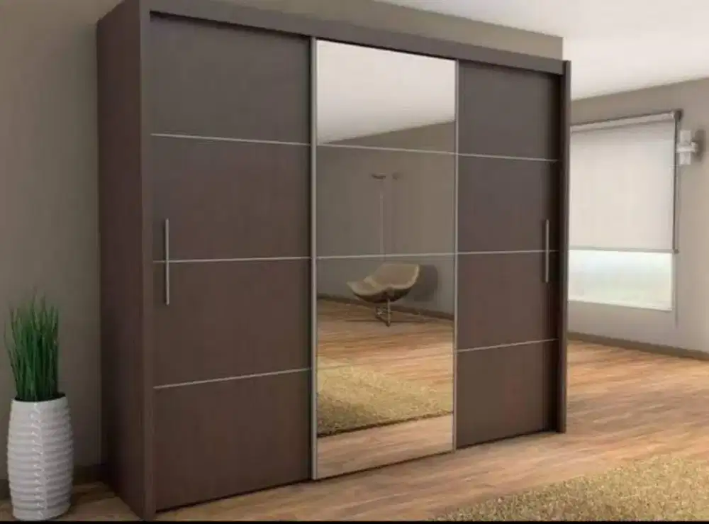 Lemari pakaian kitchen set backdrop TV custom