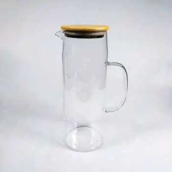 Teko Pitcher Kaca Tahan Panas Api Water Jug 1.38L