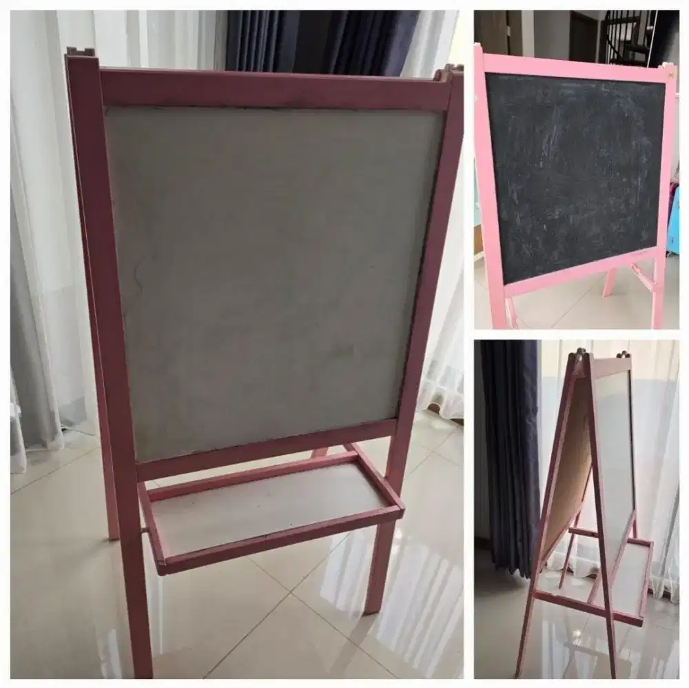 Preloved Papan Tulis 2 Sisi