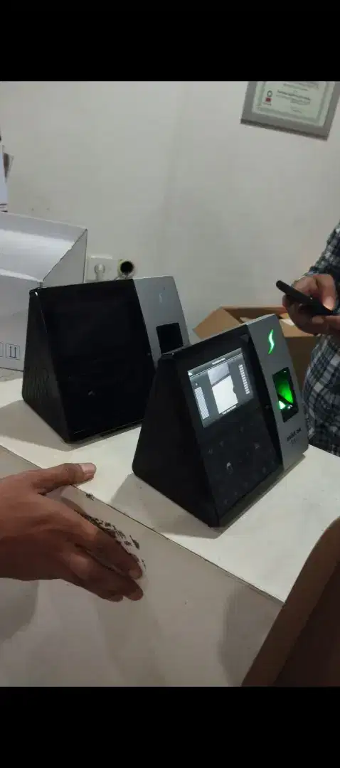 PASANG MESIN ABSENSI ACCESS CONTROL ZKTECO SOLUTION HIKVISION GARANSI