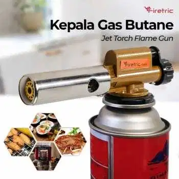 Kepala Gas Butane Jet Torch Flame Gun