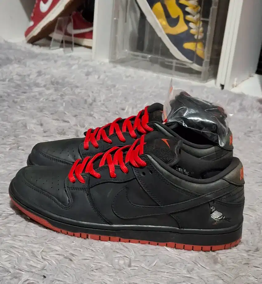 NIKE SB DUNK LOW PRO PIGEON BLACK VNDS SIZE 40.5 ORIGINAL 100%