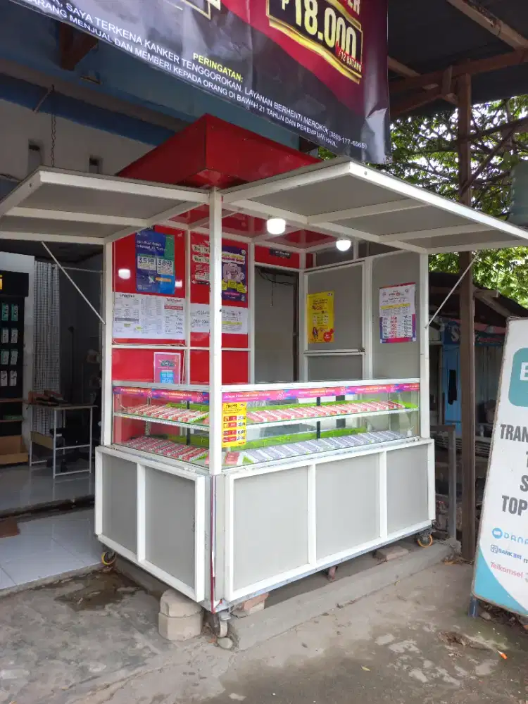 dijual rak konter pulsa siap pakai