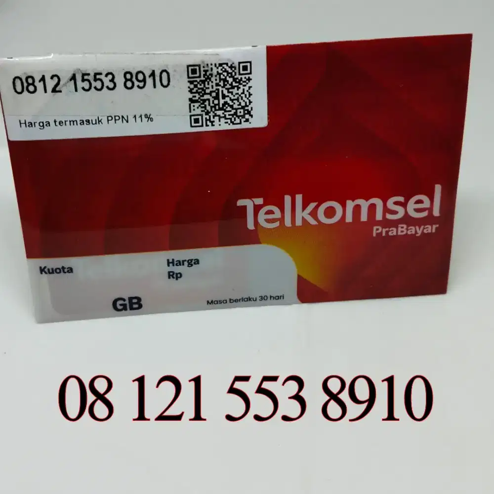 Nomor cantik Telkomsel urut