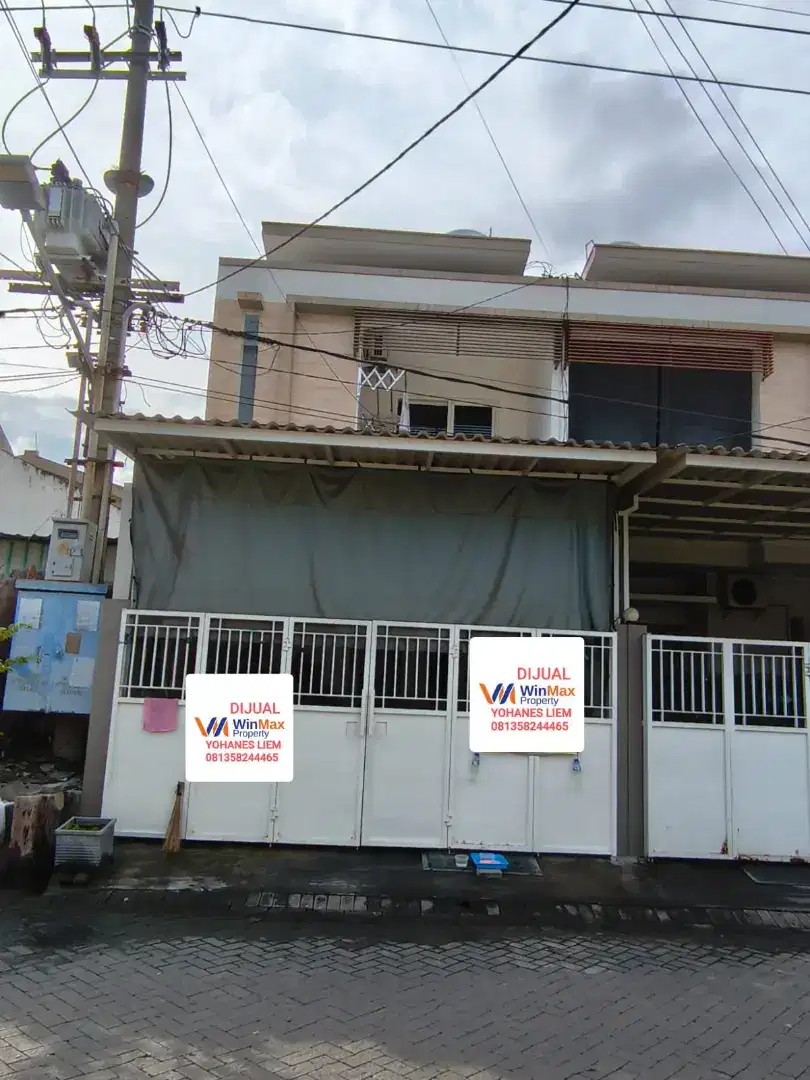 Dijual rumah lebak indah semi furniture dekat kenjeran