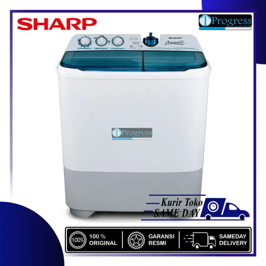 MESIN CUCI 2 TABUNG SHARP ES-T95CR