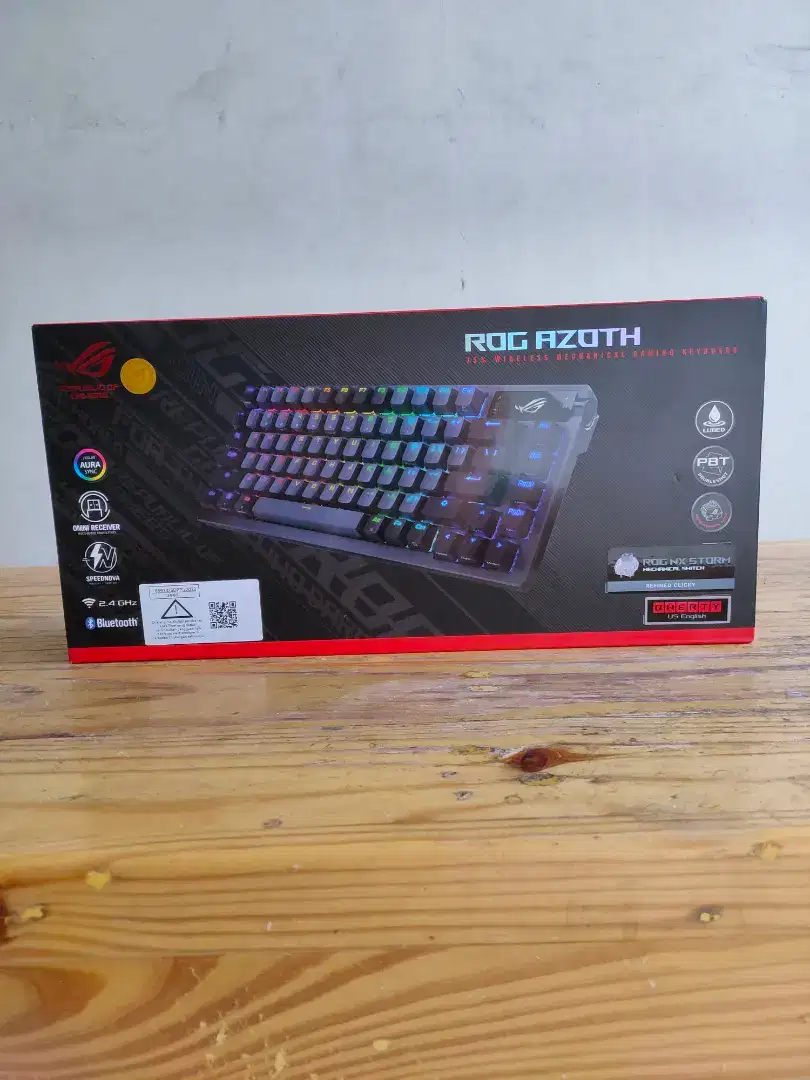 ROG Azoth 75% Wireless DIY Custom Gaming Keyboard ROG NX Storm