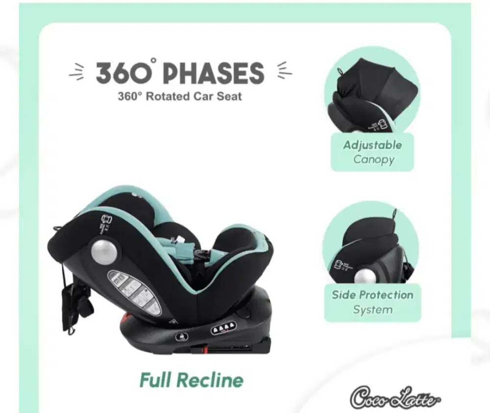 Baby Carseat CocoLatte 360º Phases