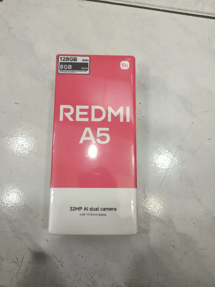 Handphone redmi A5 ram 4+4/128
