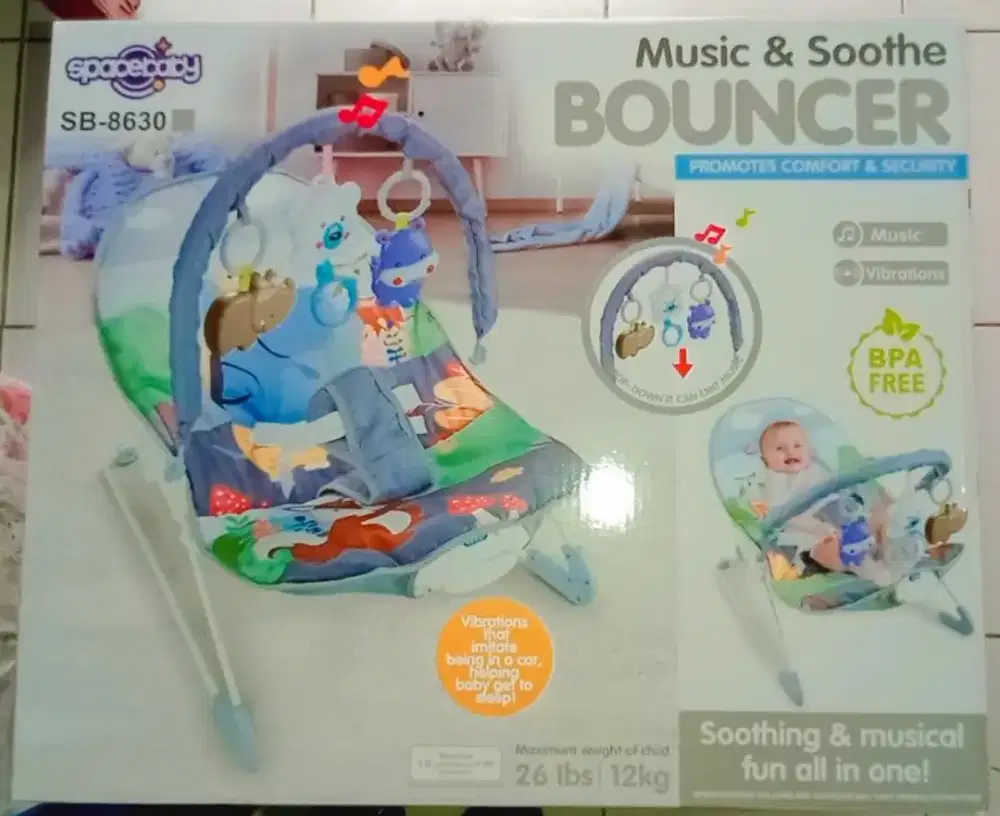 Ayunan Listrik Bouncer - Spacebaby