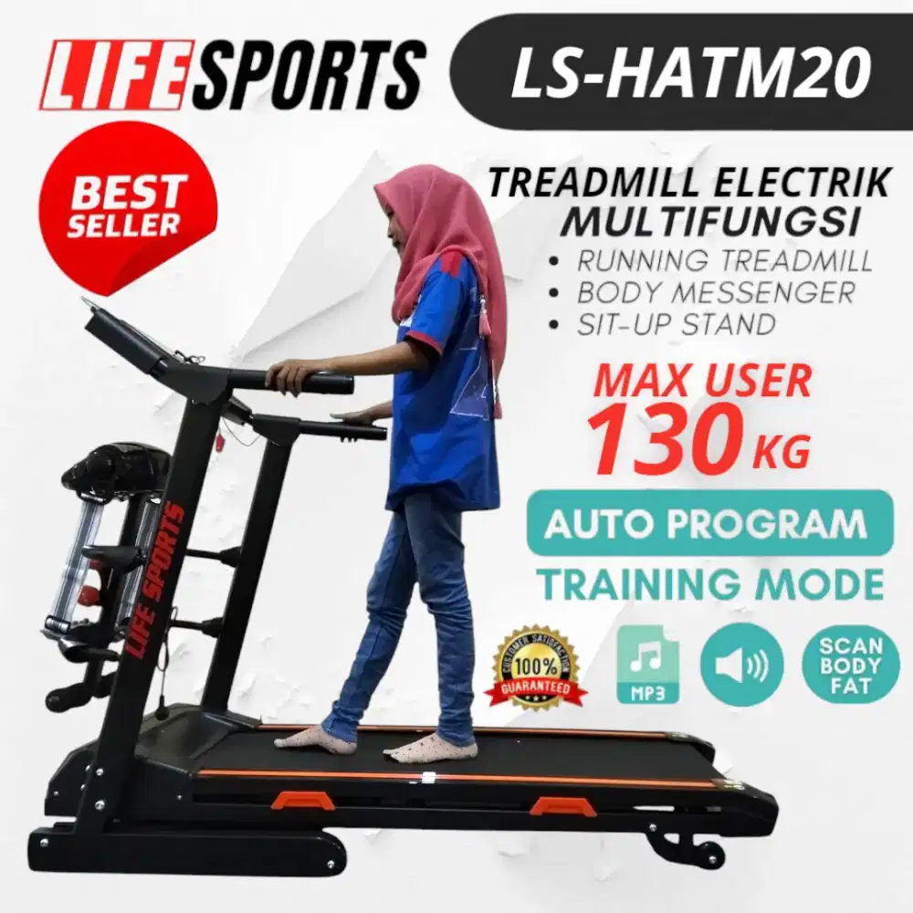 Tredmill electrik life sports ls-hatm20