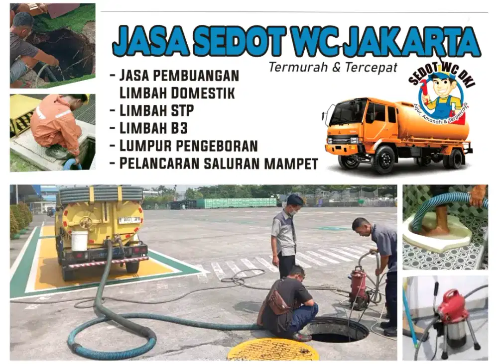 JASA SEDOT WC & AHLI MAMPET TANPA BONGKAR. PALMERAH