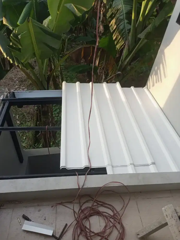 Spesialis pemasangan kanopi baja ringan terpasang rapi