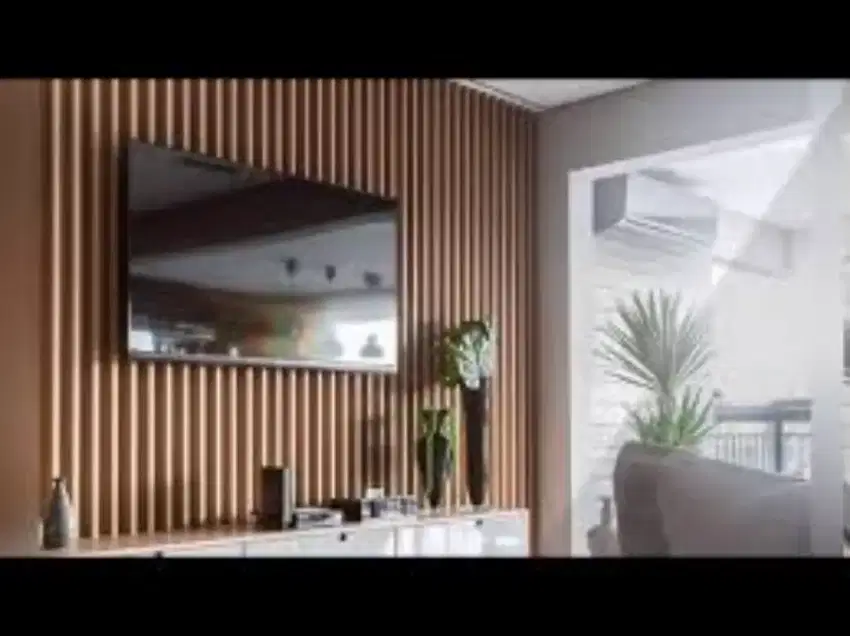 Wpc panel dinding,interior ruangan