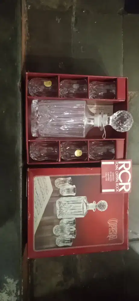 Gelas wisky made in italy asli