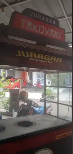 gerobak takoyaki full besi dan kaca