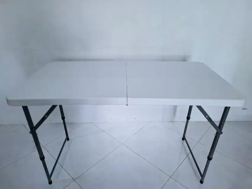 Baru meja Lipat 2 foldtable Portabel serbaguna Outdoor Indoor 1.2meter