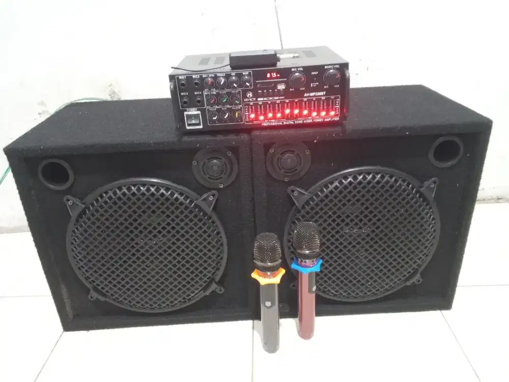 Paket lengkap sound karaoke 12 in