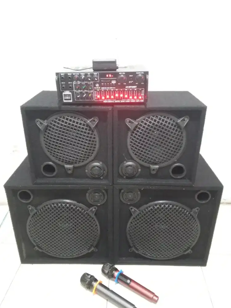 Paket sound karaoke 12 in+8 in