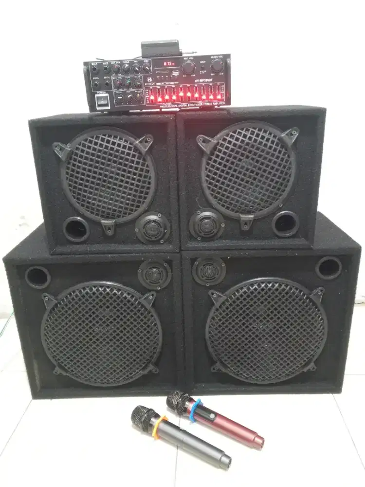 Paket lengkap karaoke 12 in+ 8 in