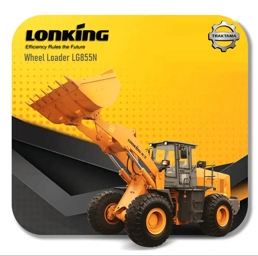 Jual Wheel loader 3 Kubik merk LONKING type LG855N New Upgrade2025