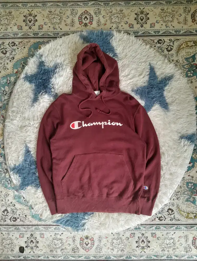 Hoodie Champion Maroon Original