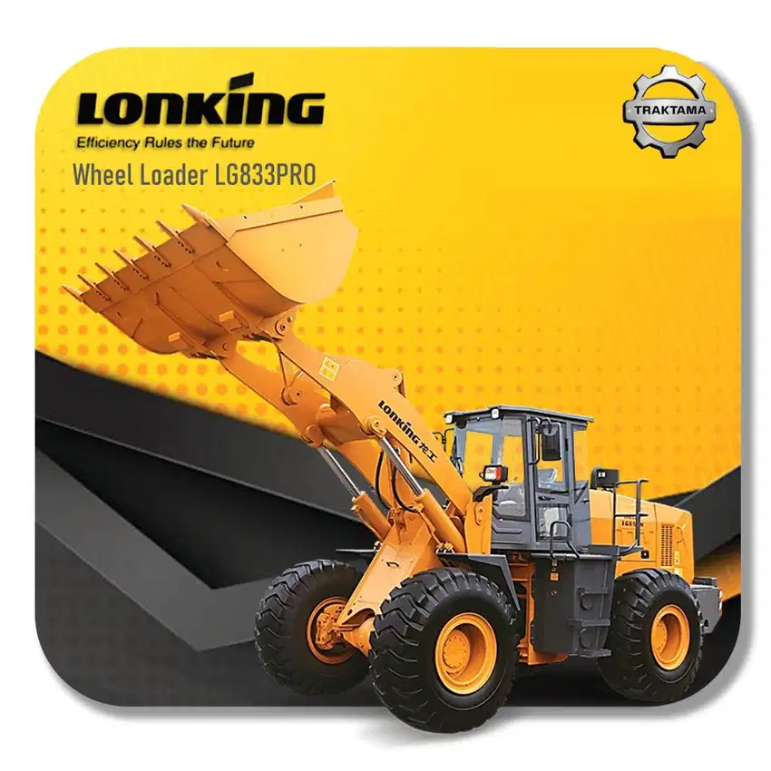 Spesial Harga! Wheel Loader LONKING LG833-PRO 1.8m3 New Model Terbaik