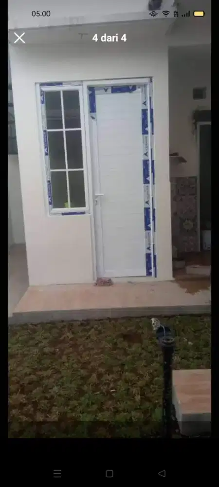 Jual kusen pintu satu dan pintu dua dari bahan aluminium dan kayu