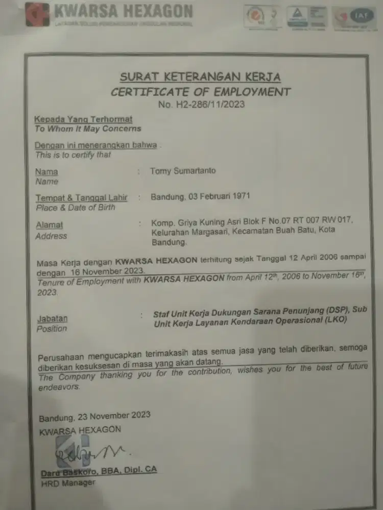 Mencari pekerjaan menjadi sopir