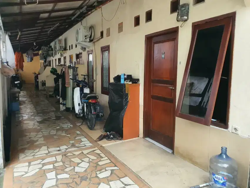 6 unit kontrakan dekat sta pondok ranji, ciputat. LT.214 Rp.1,2M