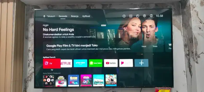 TV GOOGLE SONY BRAVIA 65 INC X7 HDR4K
