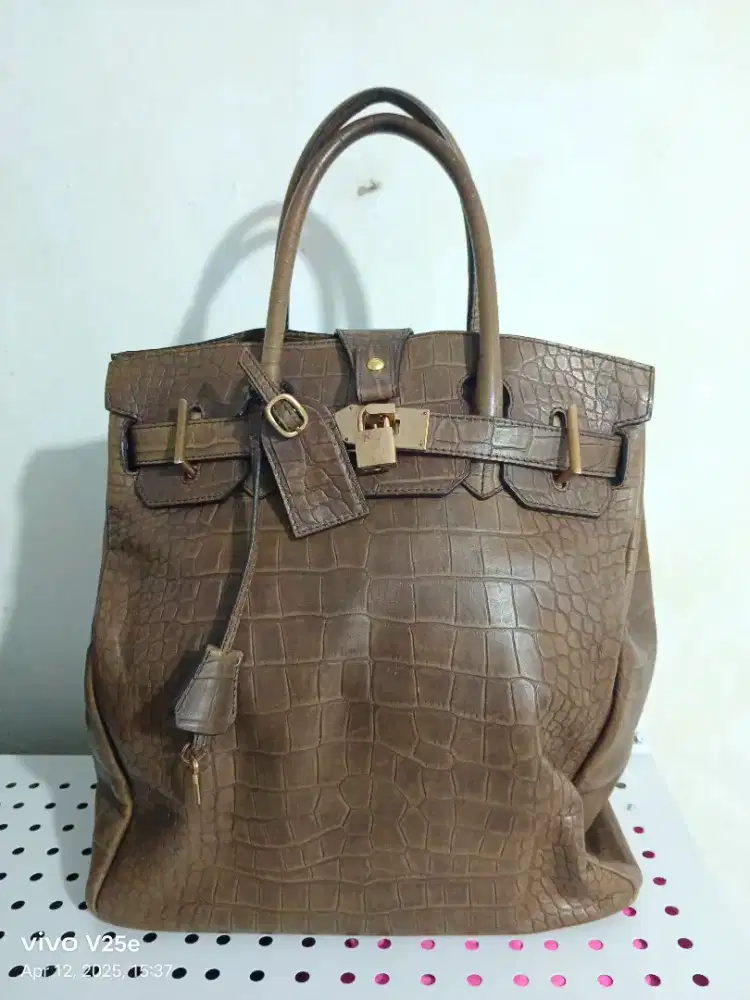 Tas Kulit Warna Coklat