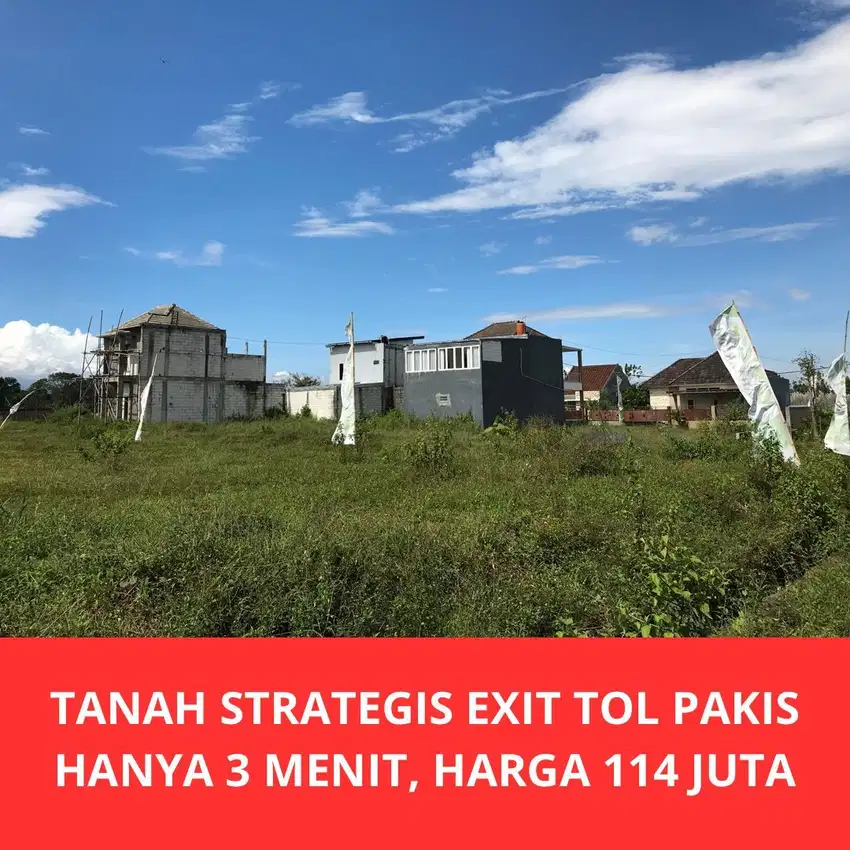 TANAH 3 MENIT EXIT TOL PAKIS MALANG SHM SPLIT