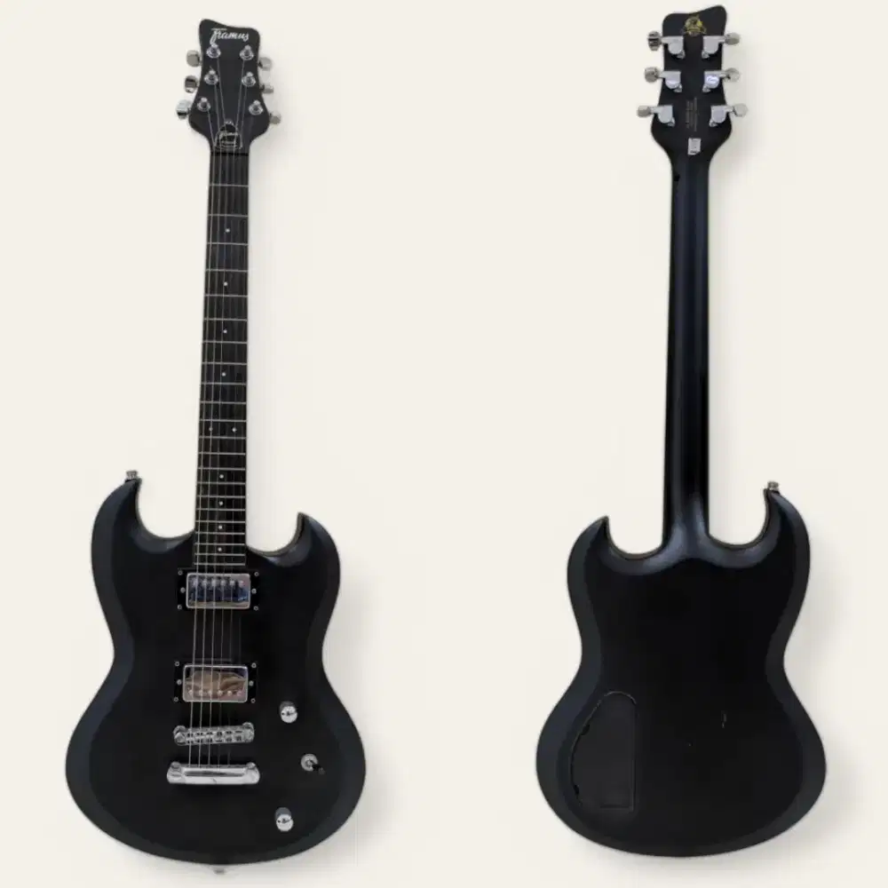 Framus gitar made in china black dove