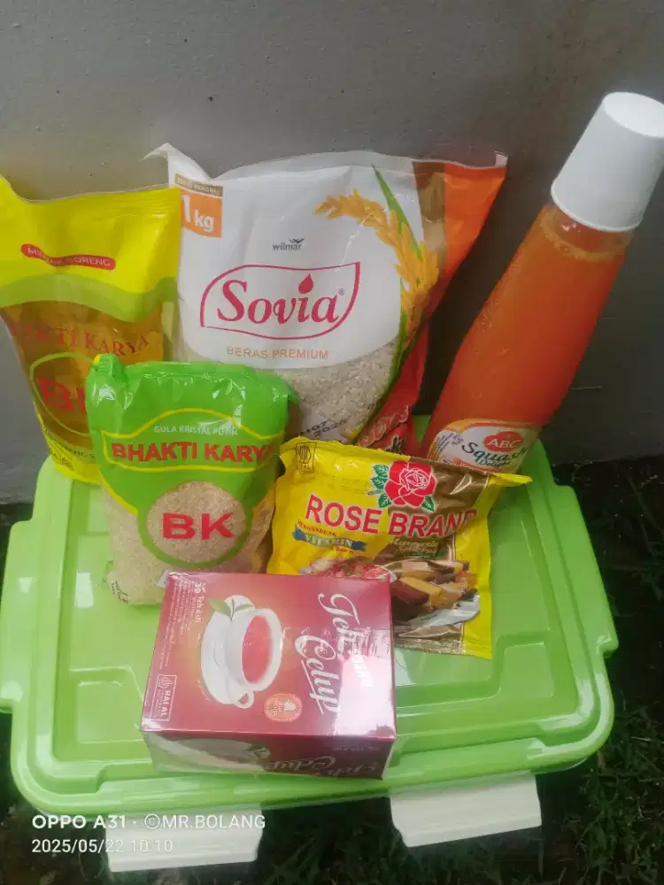 Paket Sembako Ekonomis Box konntainer