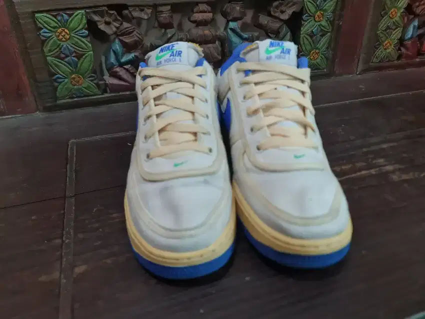 054. Sepatu Wanita Nike Air Force 1 Cream Blue

Size: 39
Insole: 25.0