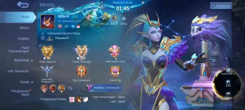 Akun Mobile legends