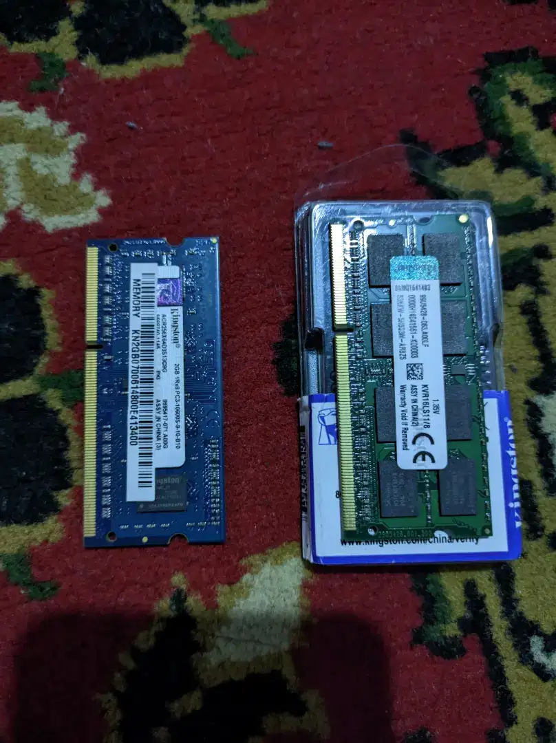 Memory RAM DDR3 DDR3L SODIMM Kingston 8GB dan 2GB