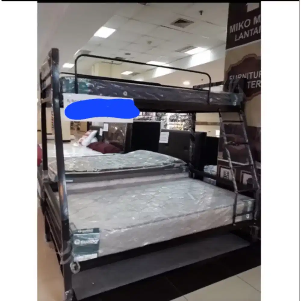 Ranjang besi susun bekas 160/120