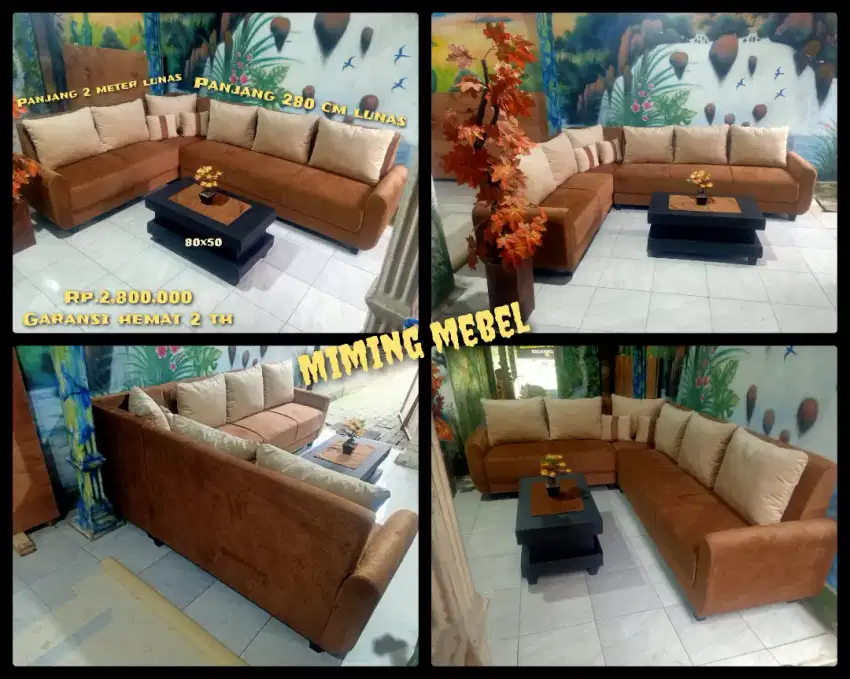 Sofa minimalis elegan