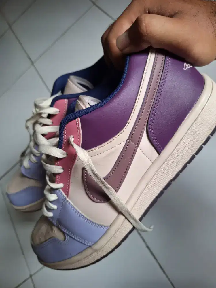 Nike Air Jordan 1 Low Pastle Purple Ukuran 43