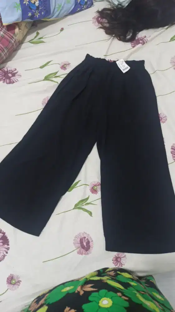 celana bahan model kulot ukuran L-Xl