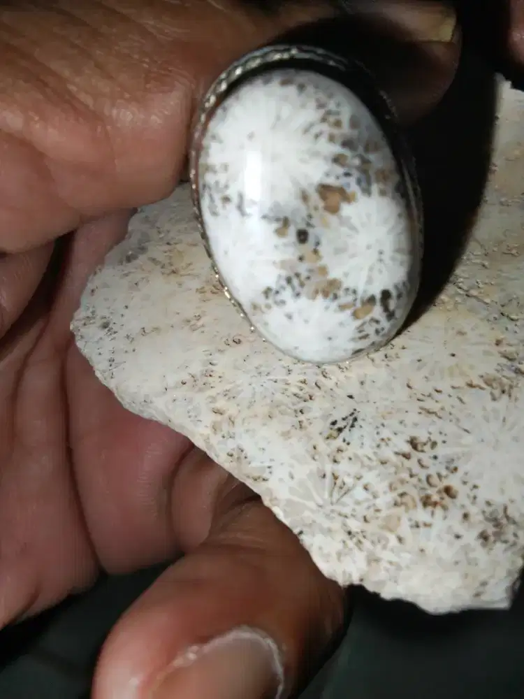 Batu teratai natural Antik