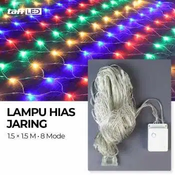 Lampu Hias Jaring String Lights Decoration EU Plug 1.5x1.5M