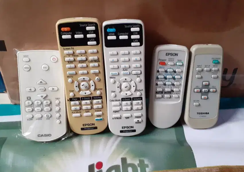 SPECIALIST REMOTE PROJECTOR EPSON (5 Pcs)