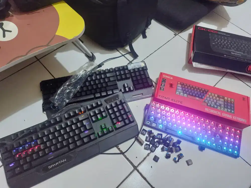 Keyboard gaming minus