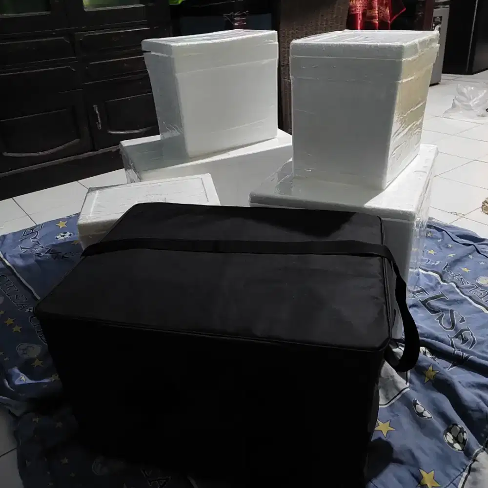 Streofoam Gabus Kotak Box Sudah Berlakban