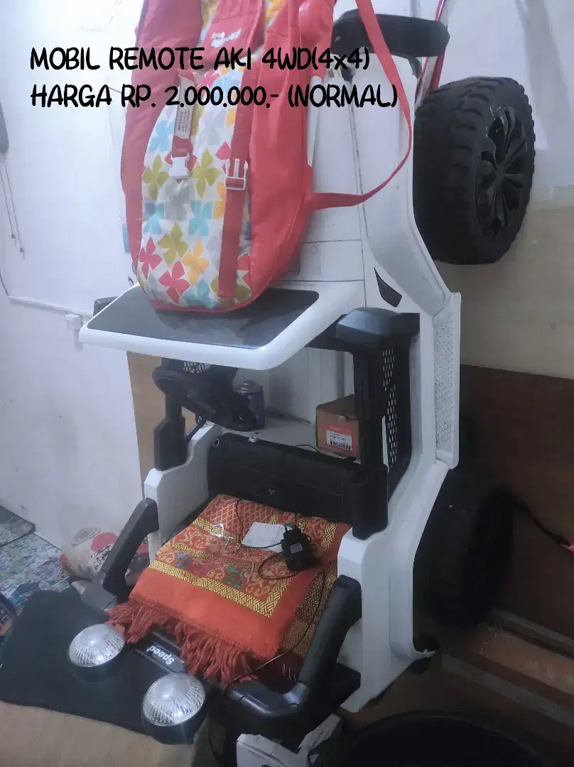 MOBILAN REMOTE ANAK 4WD (4X4) BISA 2 ANAK