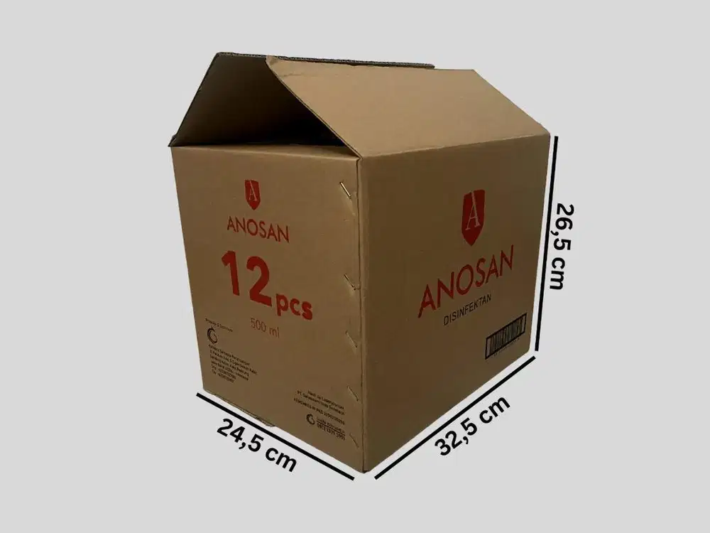 Kardus bekas, belum pernah di pakai, kardus kelebihan produksi.