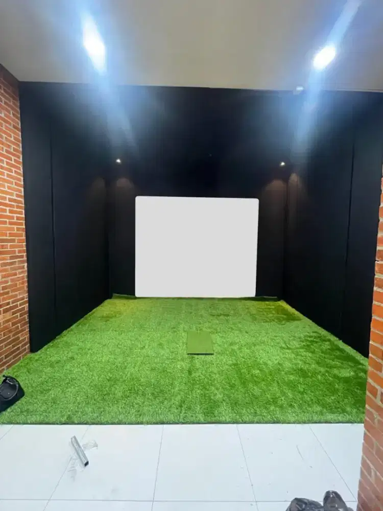 Simulator golf impact indor costume bay only atau full set